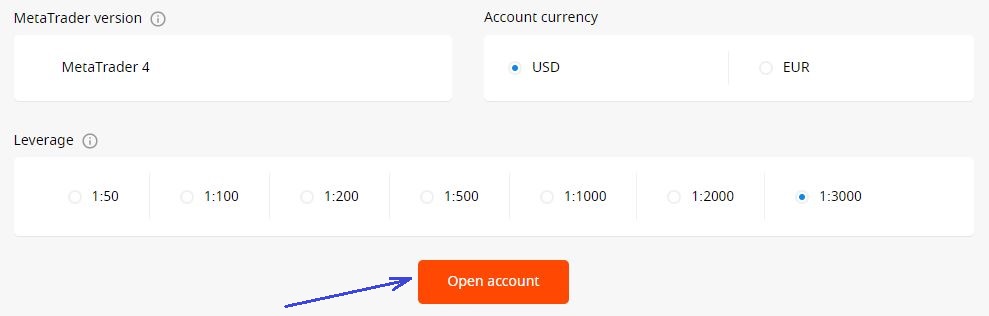 FBS Real Account Registration Form